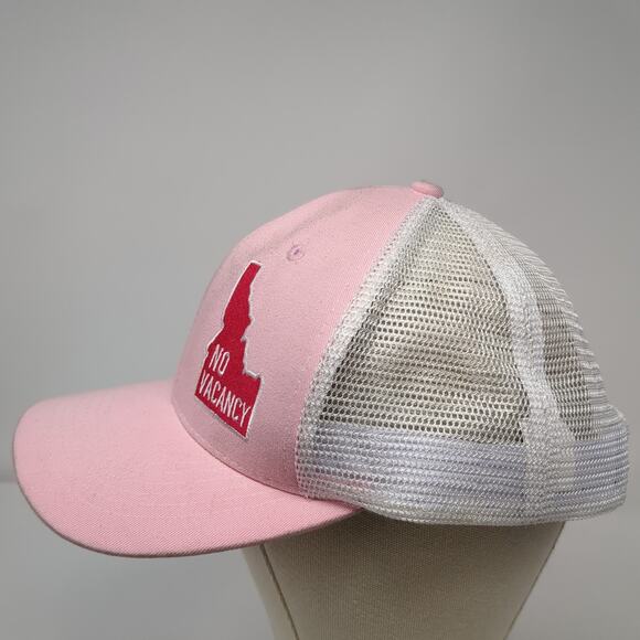 Idaho No Vacancy Snapback Trucker Hat Pink One Size 6 Panel Arcadian Outfitters - Picture 3 of 9